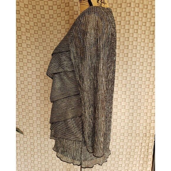 Women's Long Sleeve Ruffle Layer Dressy Blouse Small NWOT - Picture 4 of 6